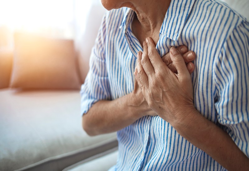 Image showing a person experiencing heart failure in Sugar Land, TX